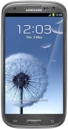 Смартфон Samsung Galaxy S3 GT-I9300 16Gb Titanium grey - Ревда